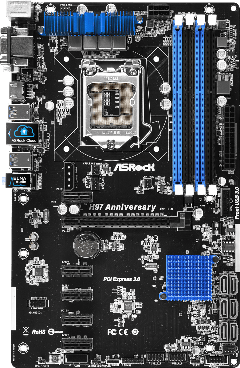 Asrock h97 anniversary обзор